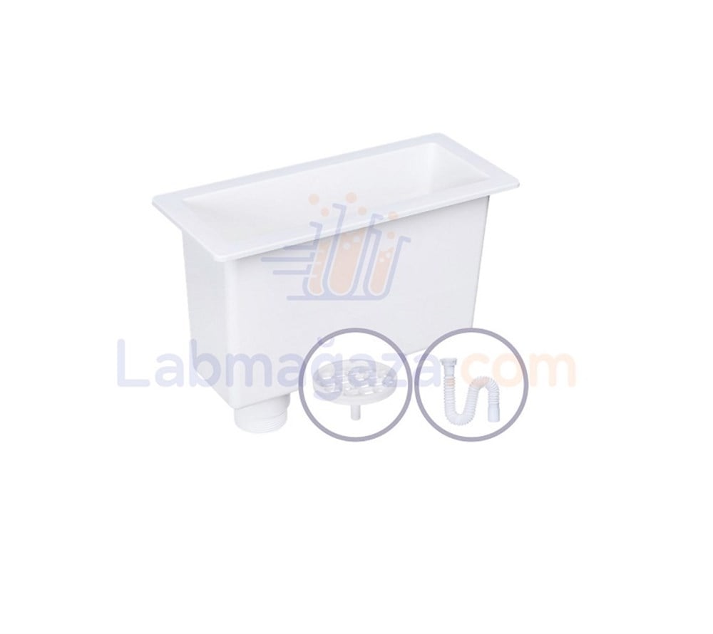 Laboratuvar Polipropilen (PP) Evye / Lavabo / NTL-PP25