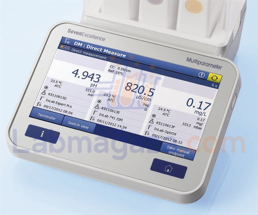 Mettler Toledo Masa tipi pH / Ion / İletkenlik / Çözünmüş Oksijen Ölçüm Cihazı / S975-uMix Kit