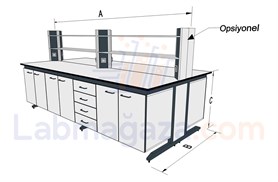 NetaTech C Frame Laboratuvar Orta Tezgahı (C-KCM)