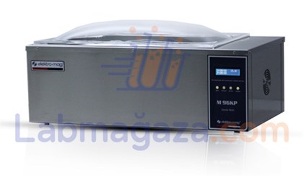 Elektromag 96 Tüp Kapasiteli, 21 Lt. Paslanmaz Çelik Bakteriyolojik Su Banyosu (Benmari) M 96 KP