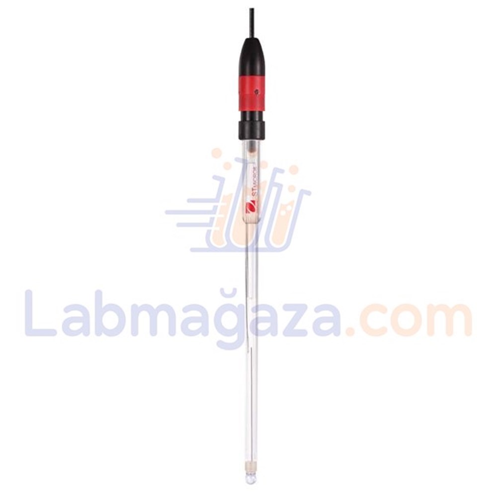2 in 1 Cam gövde - Doldurulabilir - pH Elektrodu - 150 mm uzunluk 8 mm çaplı tüpler için