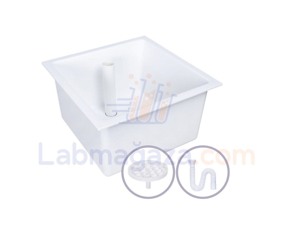 Laboratuvar Polipropilen (PP) Evye / Lavabo / NTL-PP30