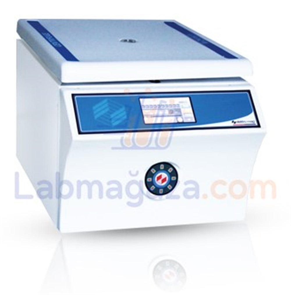 Elektromag 12x15 ml. Tüp Kapasiteli Dokunmatik Dijital Göstergeli, indüksiyon motorlu, Zamanlayıcılı Santrifüj / M 2415 P