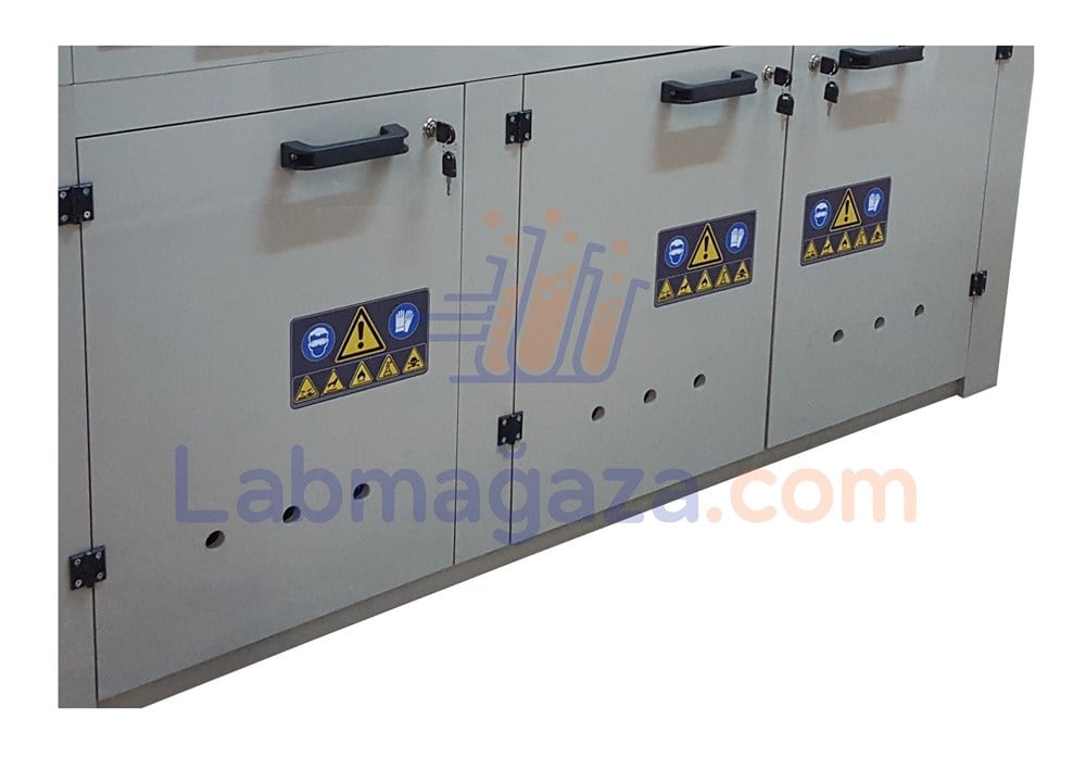 Netalab PoliUnderBox Tezgah Altı Polipropilen Asit ve Baz Dolabı / NTL-100PUBX