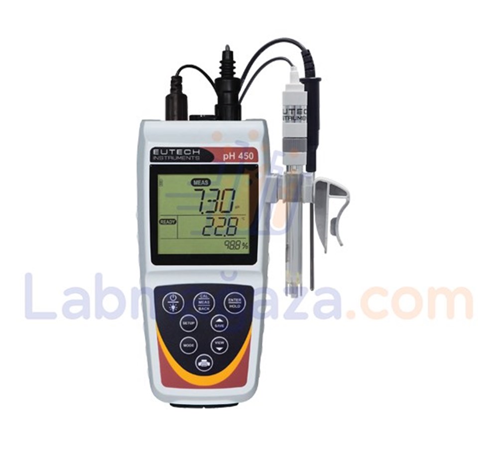 Thermo Eutech Su ve Toz geçirmez Portatif Ph Metre / Waterprooff pH 450 Kit