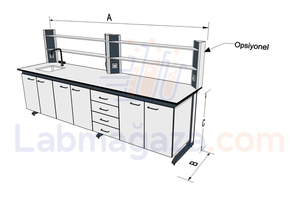 NetaTech Yüksek Asit Dayanımlı Yıkama İstasyonu (PCG-S)