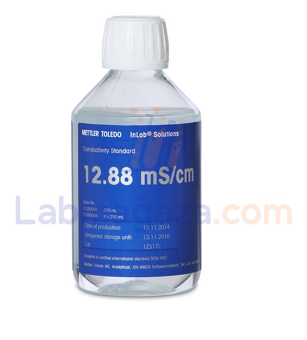 Mettler Toledo Cond Standard 12.88 mS, 6 x 250mL