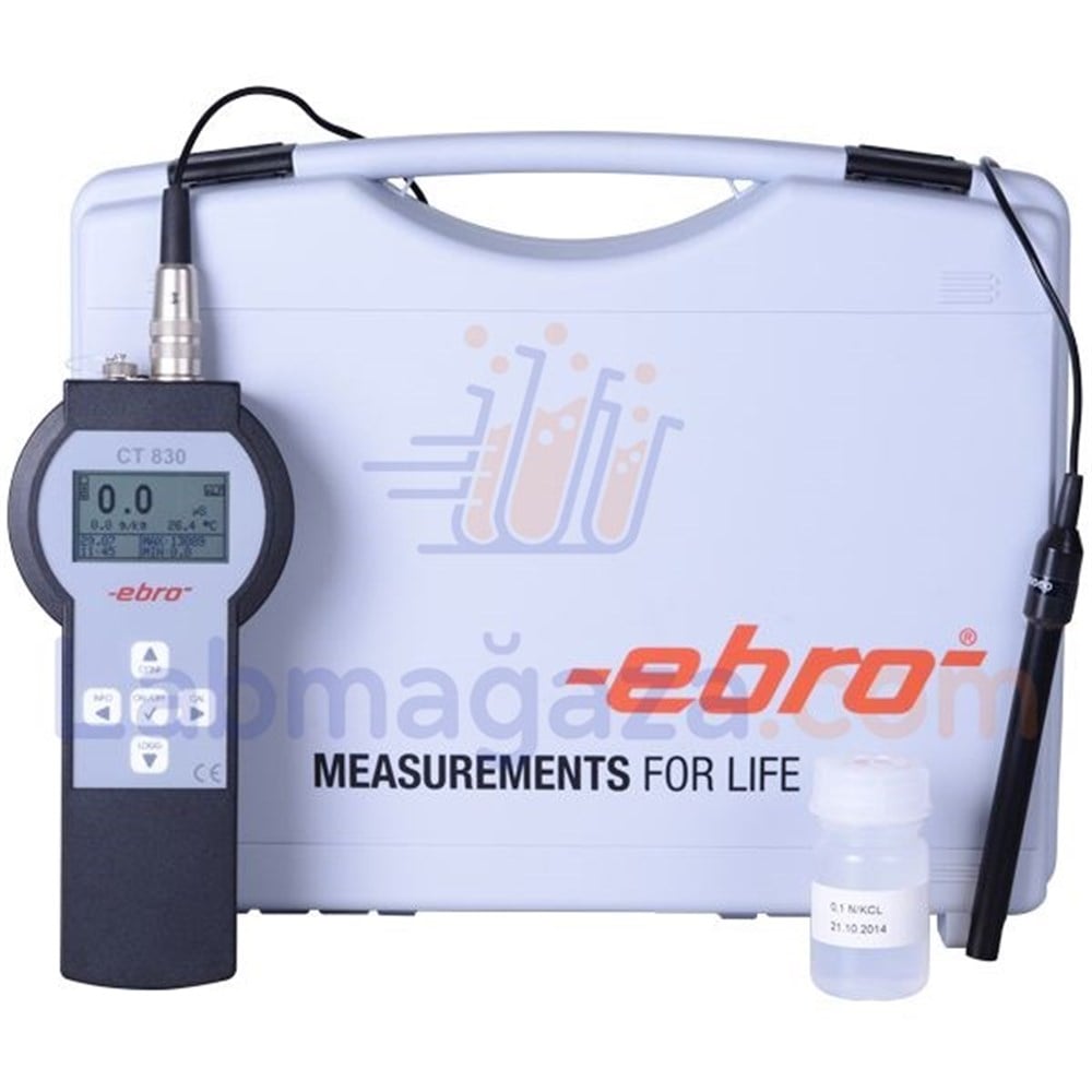 Ebro Portatif İletkenlik Ölçüm Cihazı / CT 830 Set