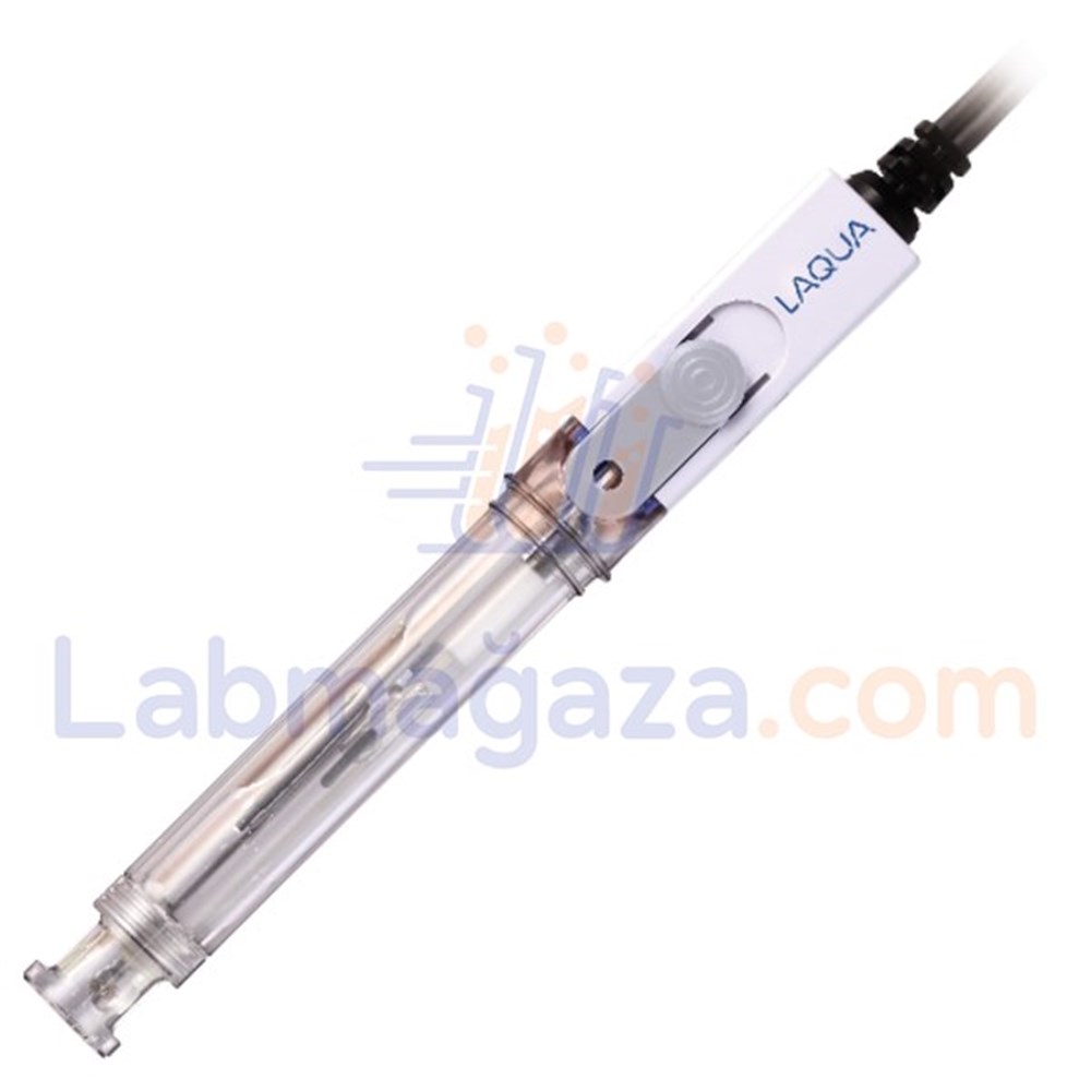 Horiba Laqua Plastik gövdeli, doldurulabilir pH elektrodu, Kablo: 1m, Su geçirmez. Önceki model: 9621-10D
