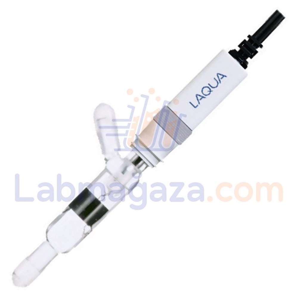 Horiba Laqua Cam gövde, K = 0.1 Akış, Düşük iletkenlik örnekleri için Platin / Platin siyah iletkenlik hücresi (0.1µS- 10mS / cm)