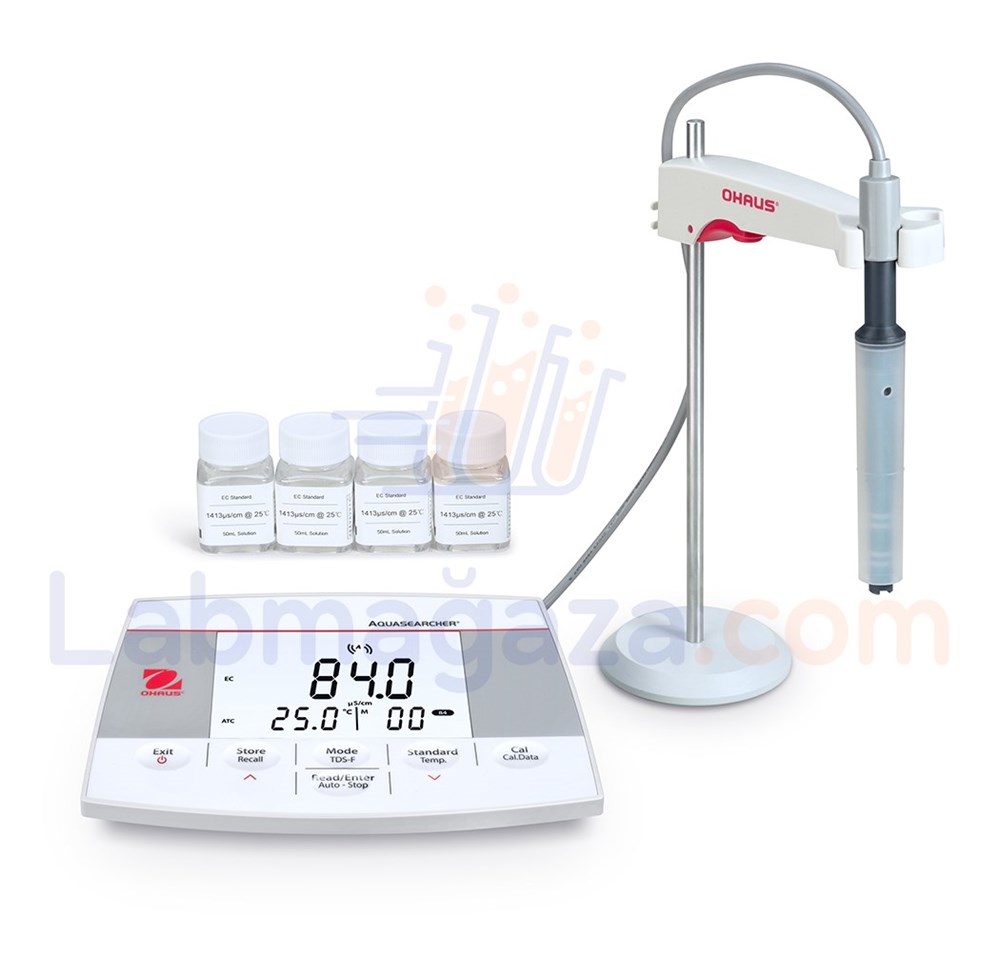 Ohaus AQUASEARCHER Serisi Masa Tipi İletkenlik Ölçüm Cihazı / a-AB23EC-F