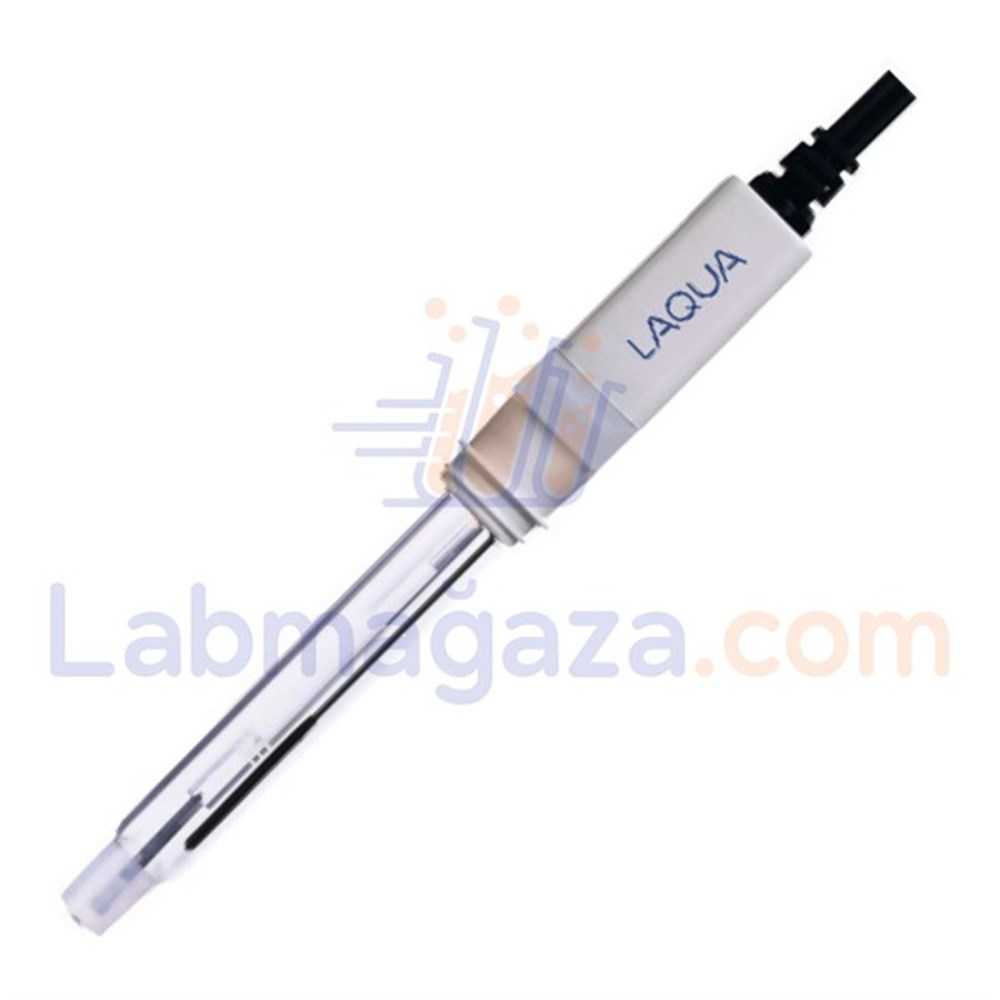 Horiba Laqua Cam gövdeli, yeniden doldurulabilir Düz Yüzey pH elektrodu (petri kapları, jelatinli numuneler, et, peynir, deri, kağıt vb.)