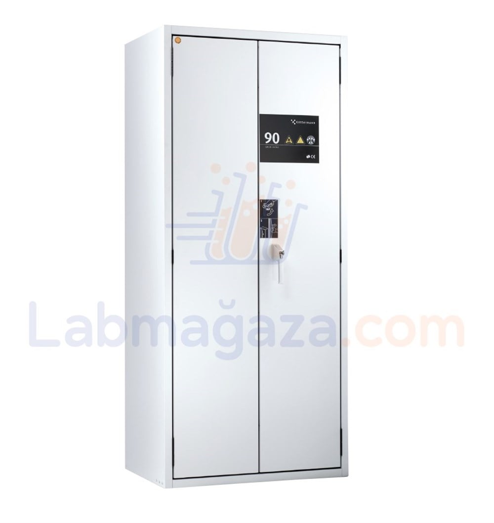 Köttermann EXPLORIS® FWF 90 Basınçlı Gaz Tüpleri için Güvenli Saklama Dolabı EN 14470-2 / Tip 90 / KE1400