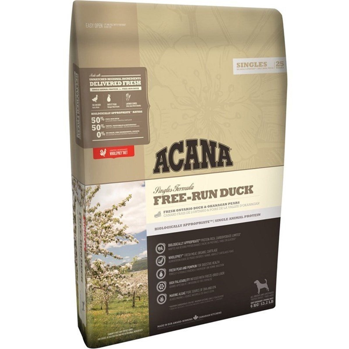 Acana Free Run Duck Ördek Etli Köpek Maması 2 Kg