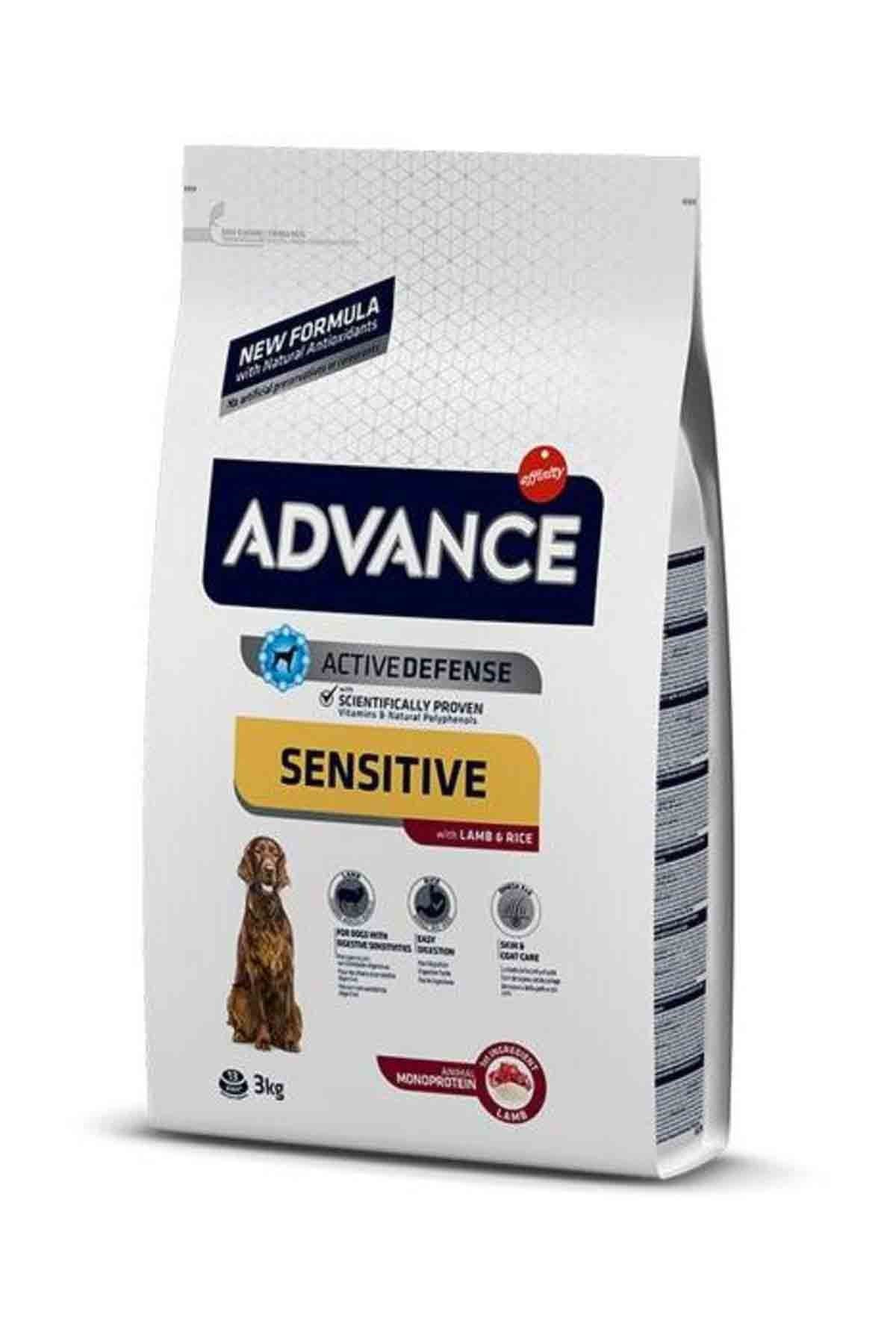 Advance Kuzulu ve Pirinçli Yetişkin Köpek Maması 3 Kg
