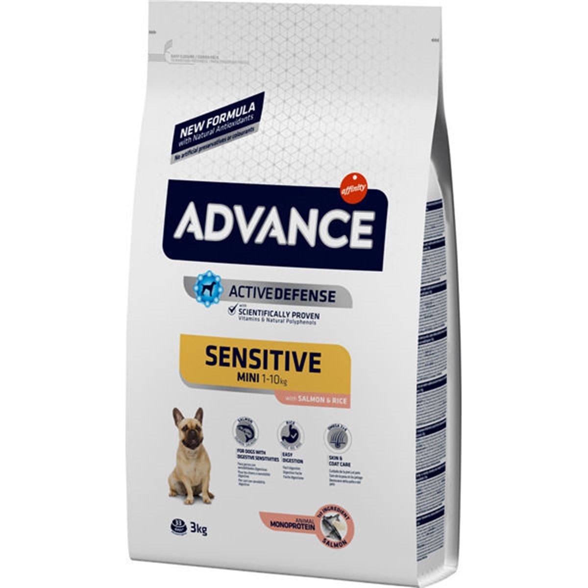 Advance Mini Sensitive Somonlu Küçük Irk Hassas Köpek Maması 3 Kg