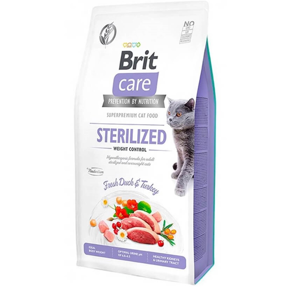 Brit Care Sterilised Tahılsız Ördek Hindi Kısır Kedi Maması 2 Kg
