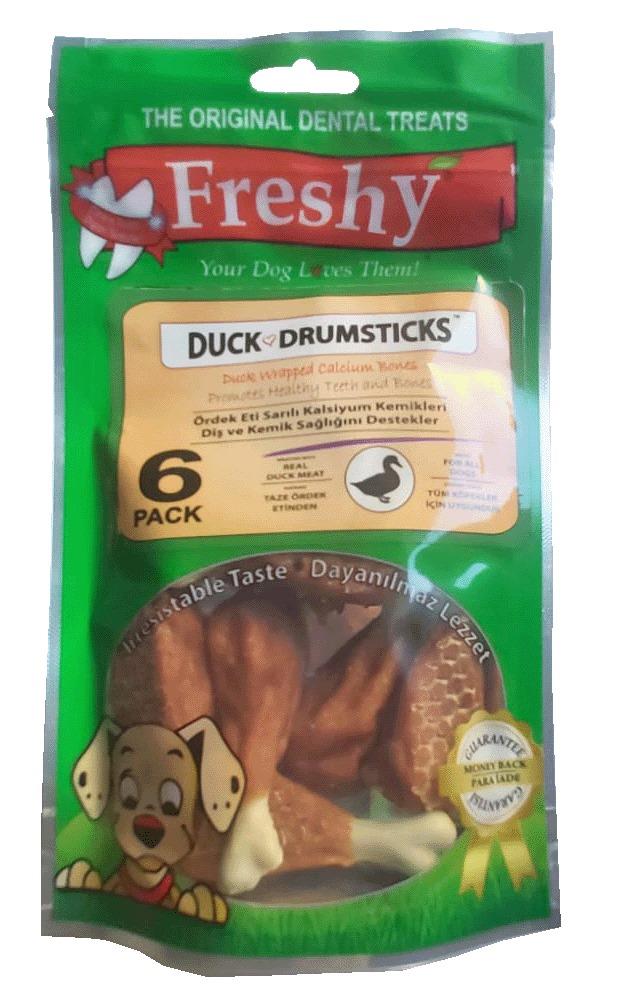 Freshy Duck Drumsticks Ördek But Köpek Ödül Kemikleri 6 Adet 90 gr