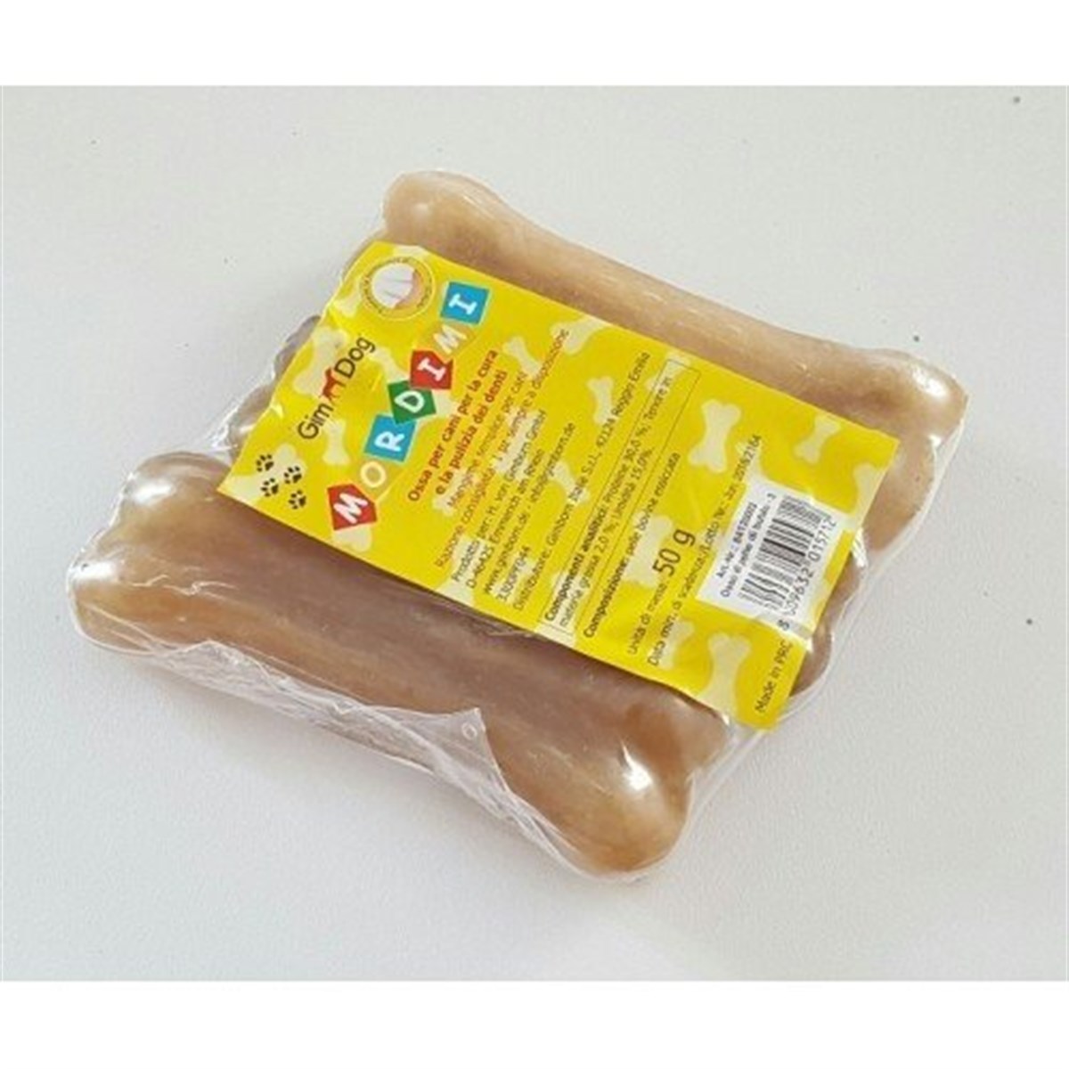 Gimdog Mordimi Press Kemik Köpek Ödül Kemiği 3,5'' 9 Cm 50 Gr 3 Adet