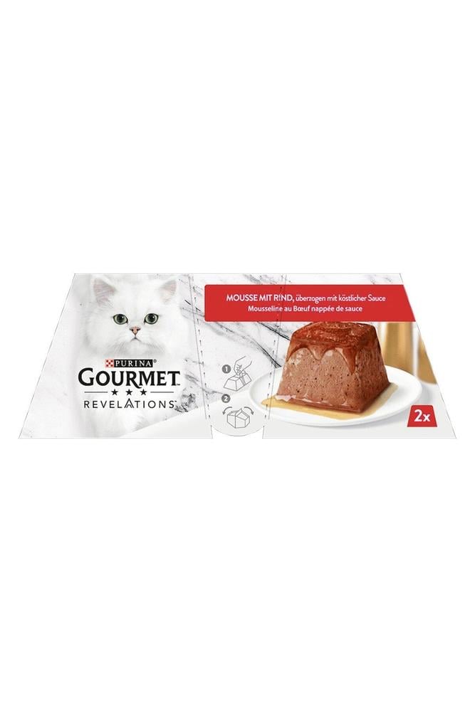 Gourmet Gourmet Revelations Sığır Etli Kedi Konservesi 2 x 57 Gr