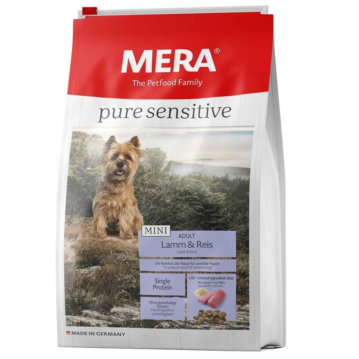 Mera Pure Sensitive Mini Adult Kuzulu Küçük Irk Köpek Maması 4 Kg