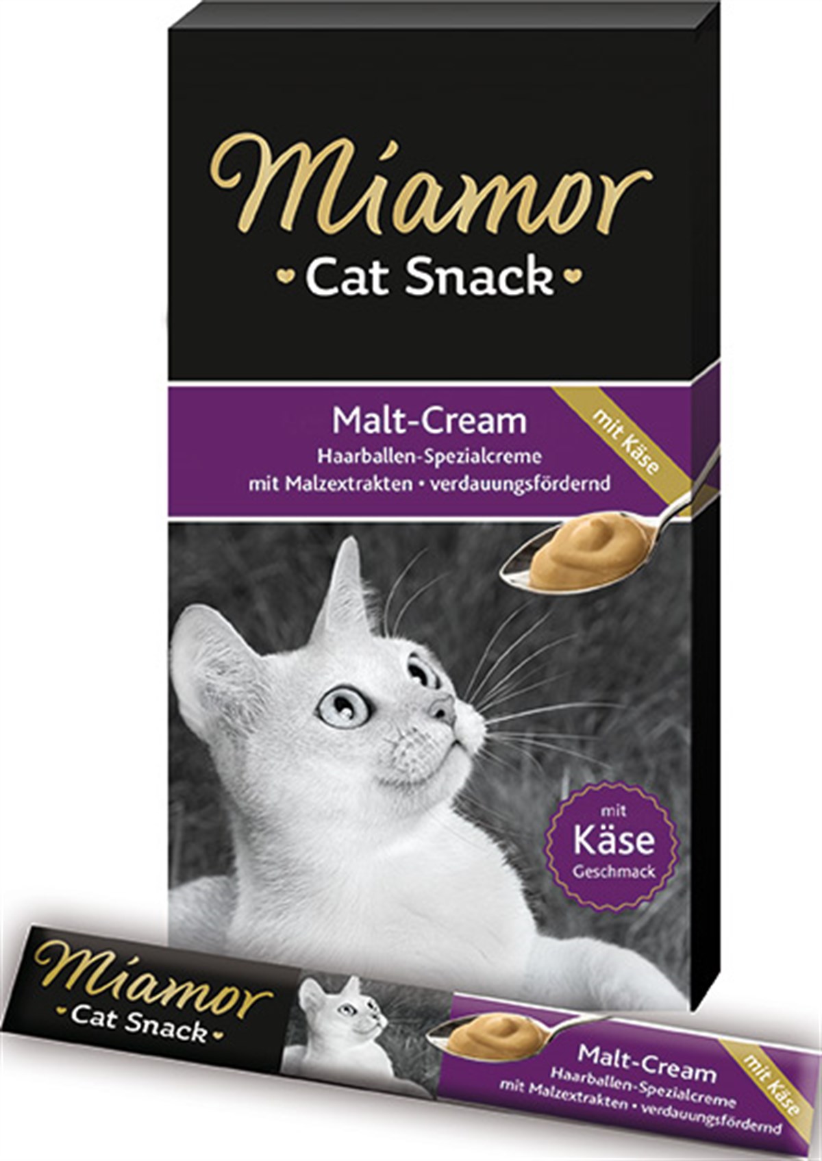 Miamor Cream Malt-Peynir Ek Besin ve Kedi Ödülü 6 x 15 Gr