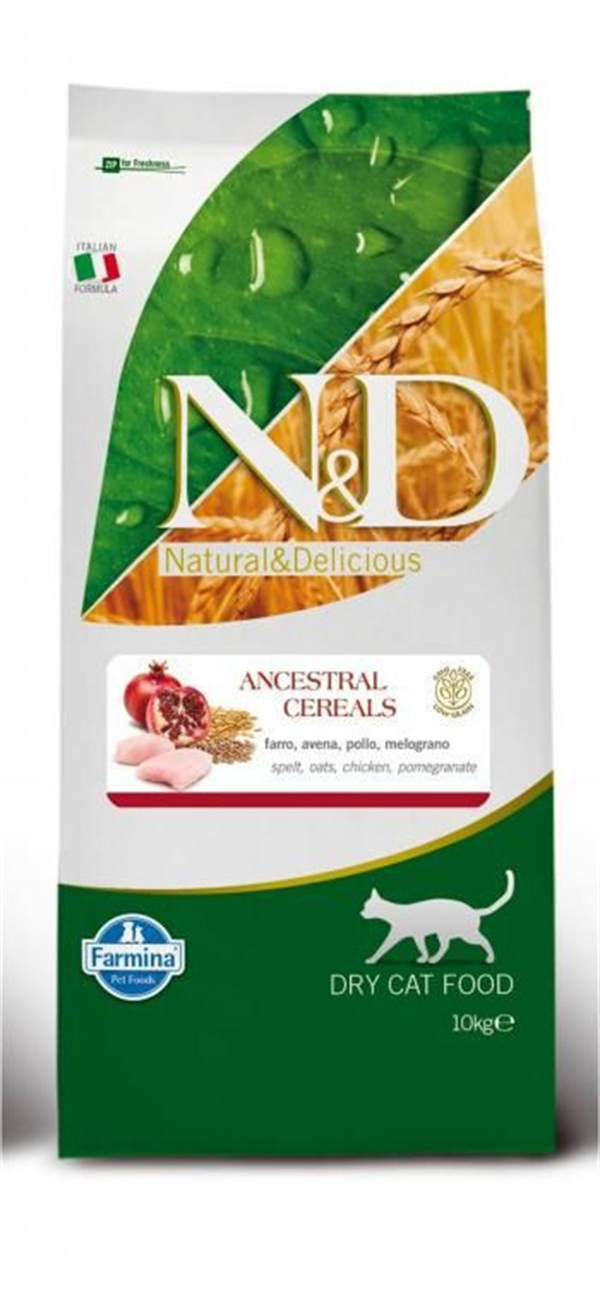 ND Düşük Tahıllı Tavuklu Kısırlaştırılmış Kedi Maması 10 Kg