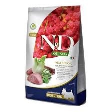 ND Quinoa Digestion Tahılsız Kuzu Etli Mini Adult Küçük Irk Yetişkin Köpek Maması 2,5 Kg