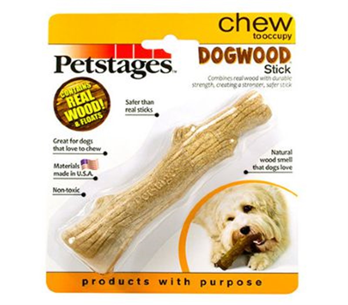 Petstages Durable Sticks Ağaç Dalı Şeklinde Oyun Kemiği Small