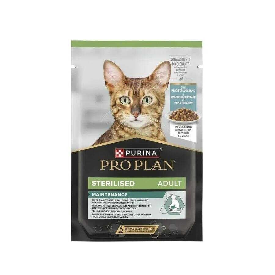 Pro Plan Sterilised Okyanus Balıklı Pouch Yetişkin Kedi Konservesi 85 Gr