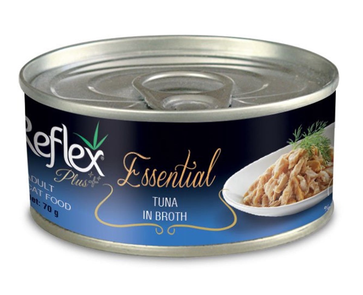 Reflex Plus Essential Atlantik Ton Balıklı Soslu Kedi Konservesi 70 Gr