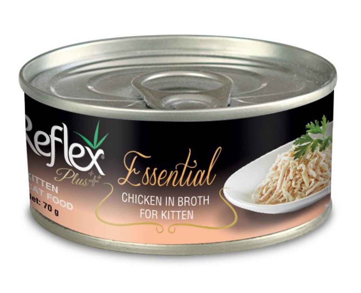 Reflex Plus Essential Tavuklu Soslu Yavru Kedi Konservesi 70 Gr