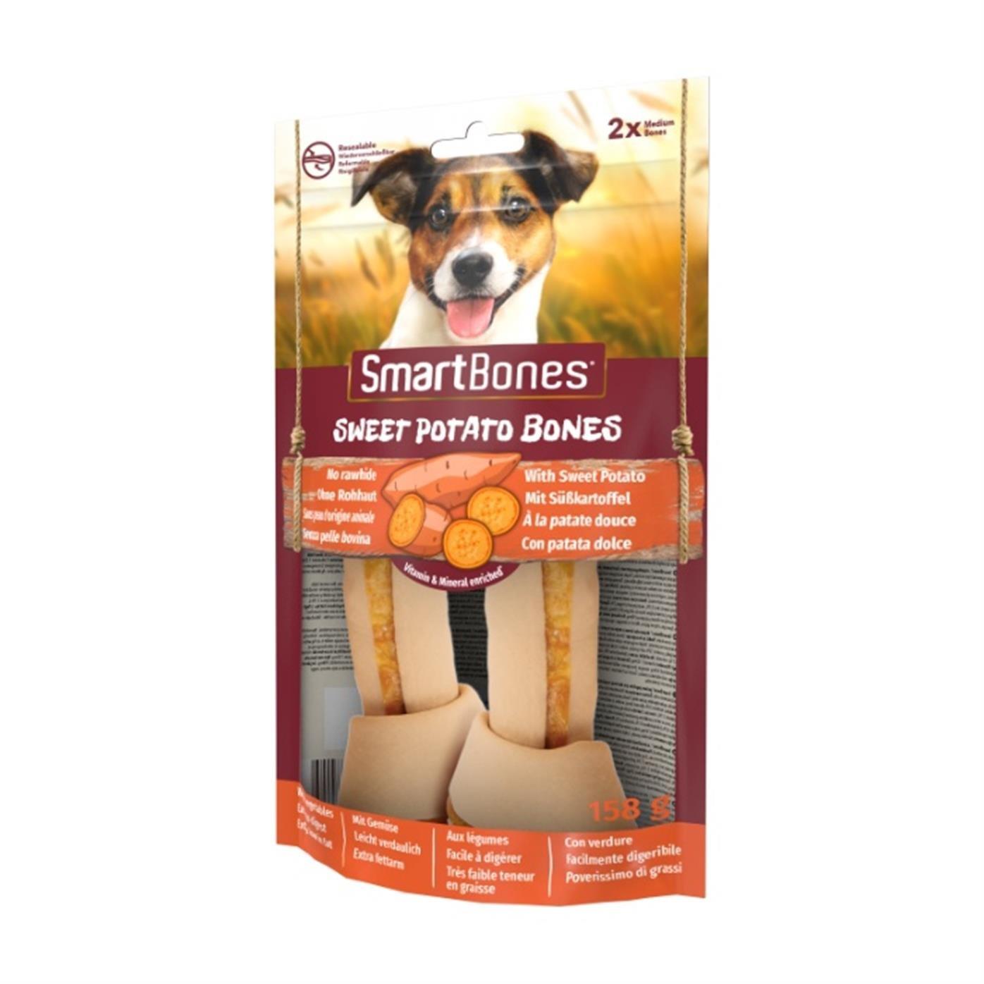 Smart Bones Tatlı Patatesli Medium Kemik Köpek Ödülü 2 li 158 Gr