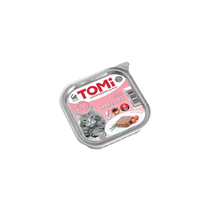 Tomi Karidesli Pate Yetişkin Kedi Konservesi 100 Gr