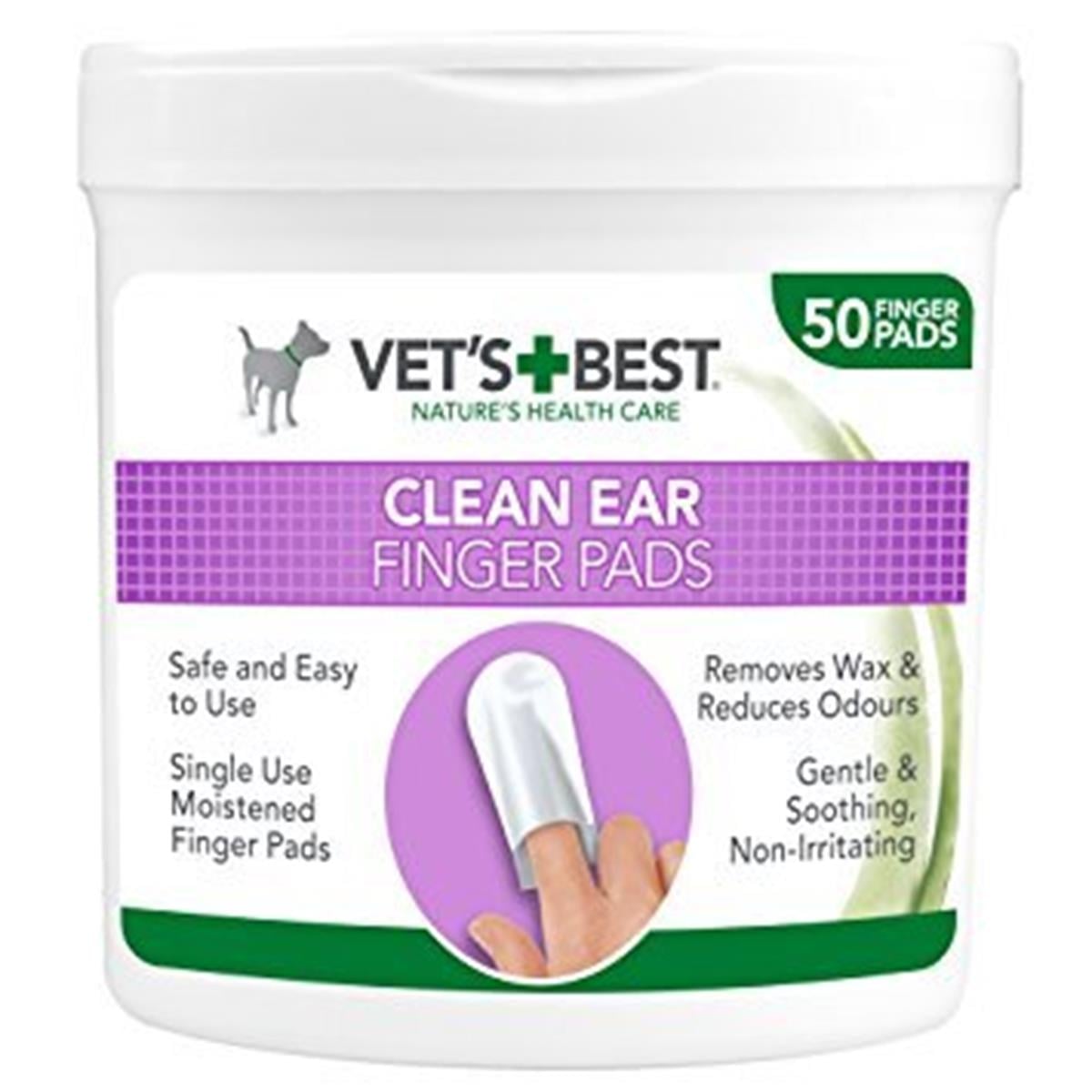 Vets Best Kulak Temizleme Parmak Pedi 50 li