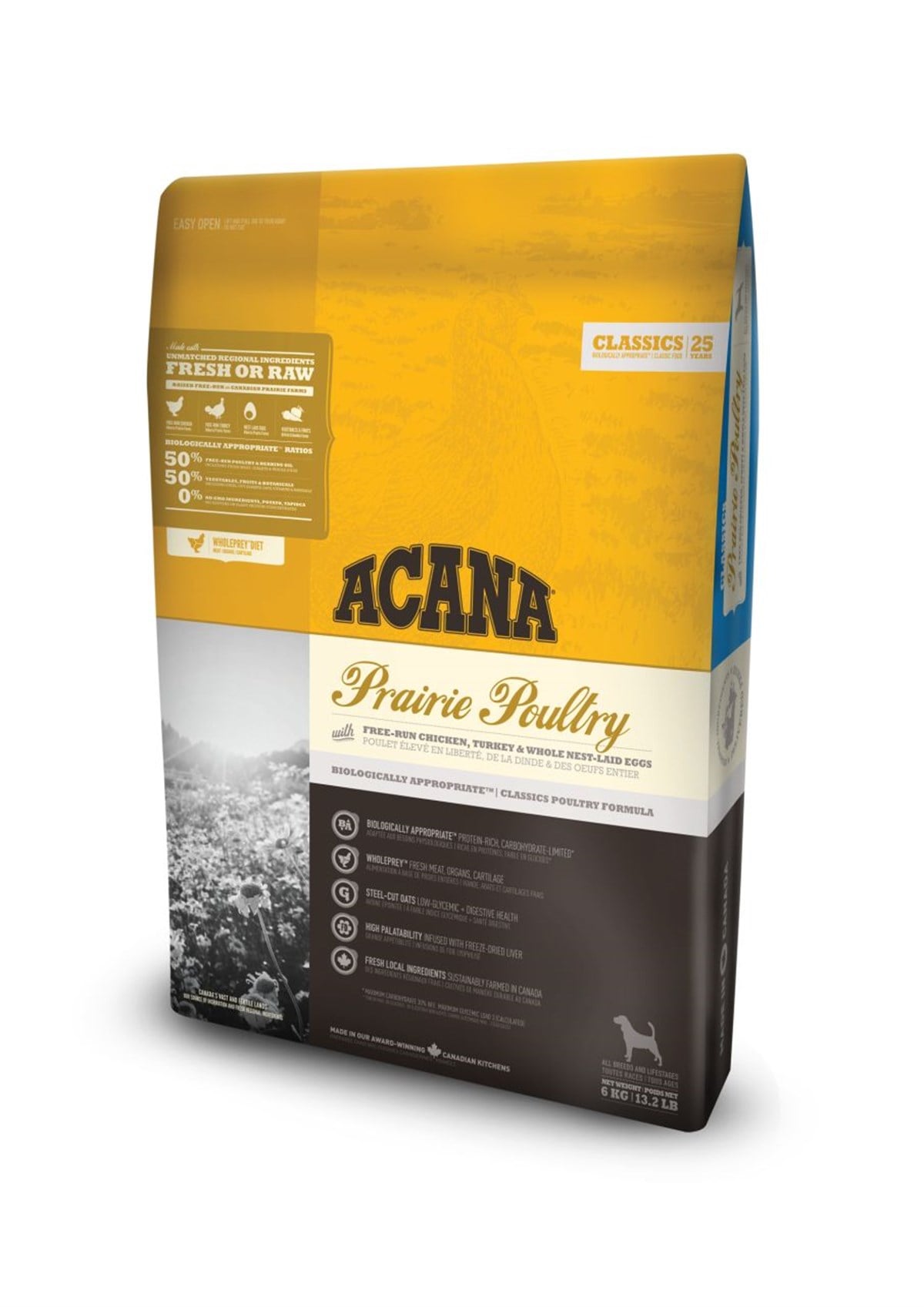 Acana Classic Prairie Poultry Tavuklu ve Hindili Köpek Maması 2 Kg