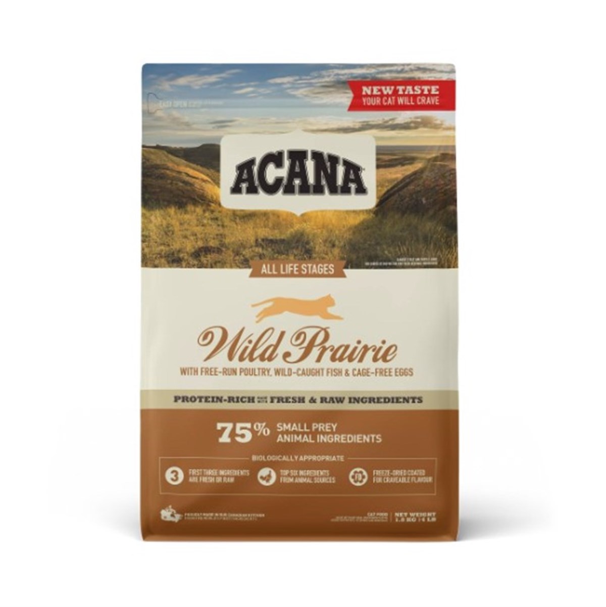 Acana Wild Prairie Tahılsız Yetişkin Kedi Maması 4500 Gr