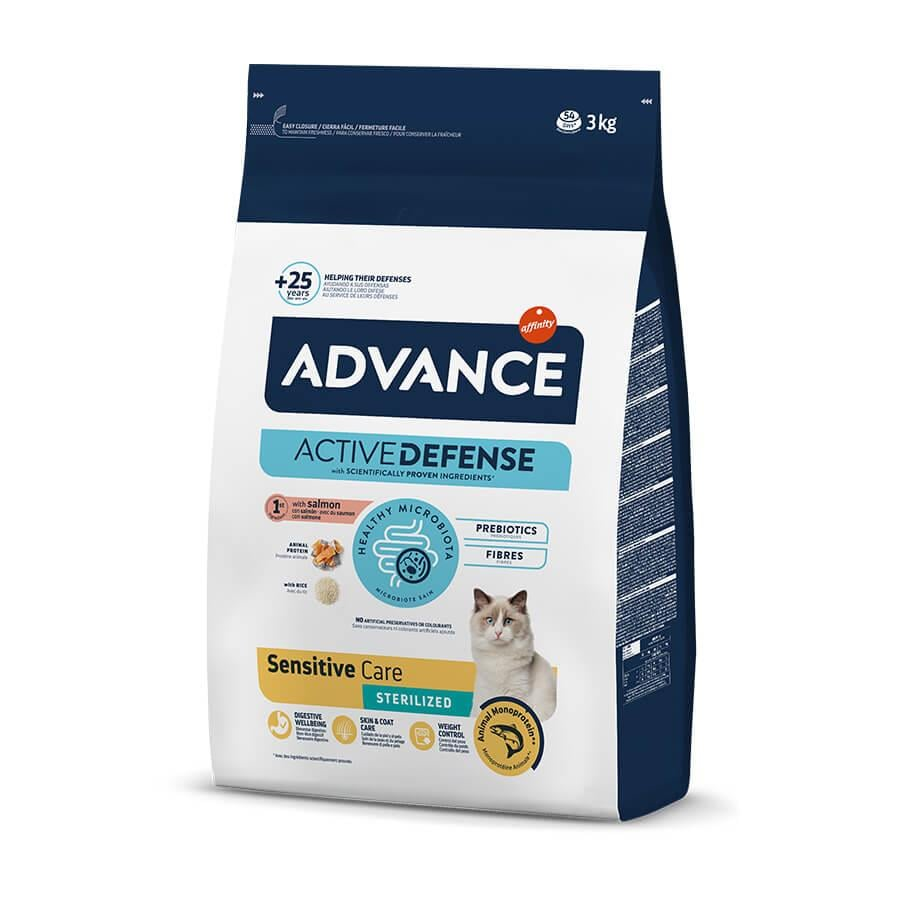 Advance Sterilized Somonlu Kısırlaştırılmış Kedi Maması 3 Kg