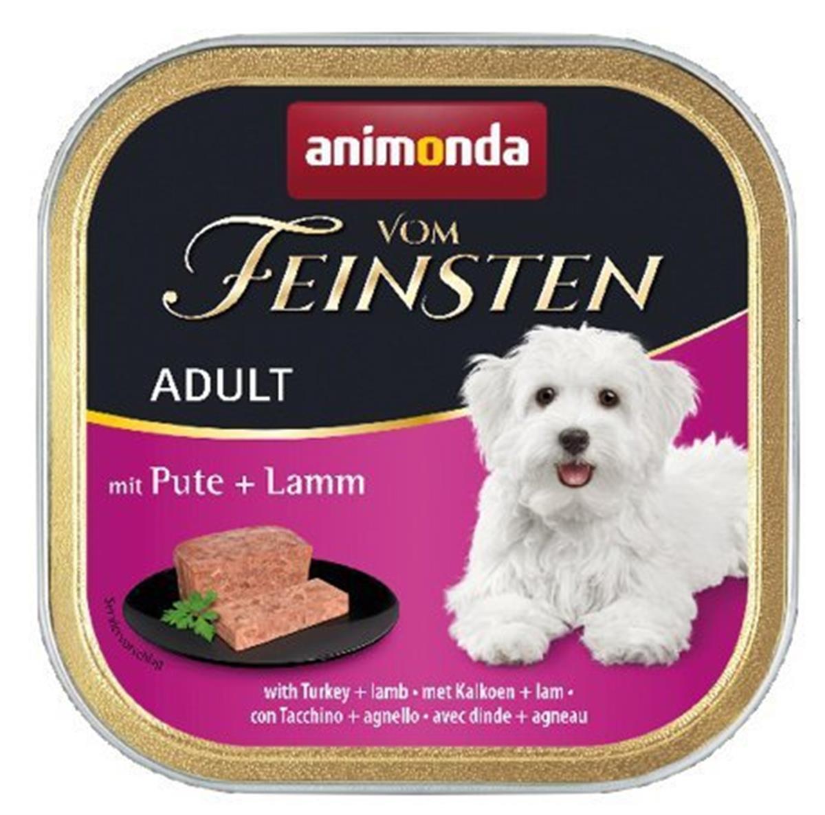 Animonda Vom Feinsten Hindi ve Kuzu Etli Köpek Konservesi 150 Gr