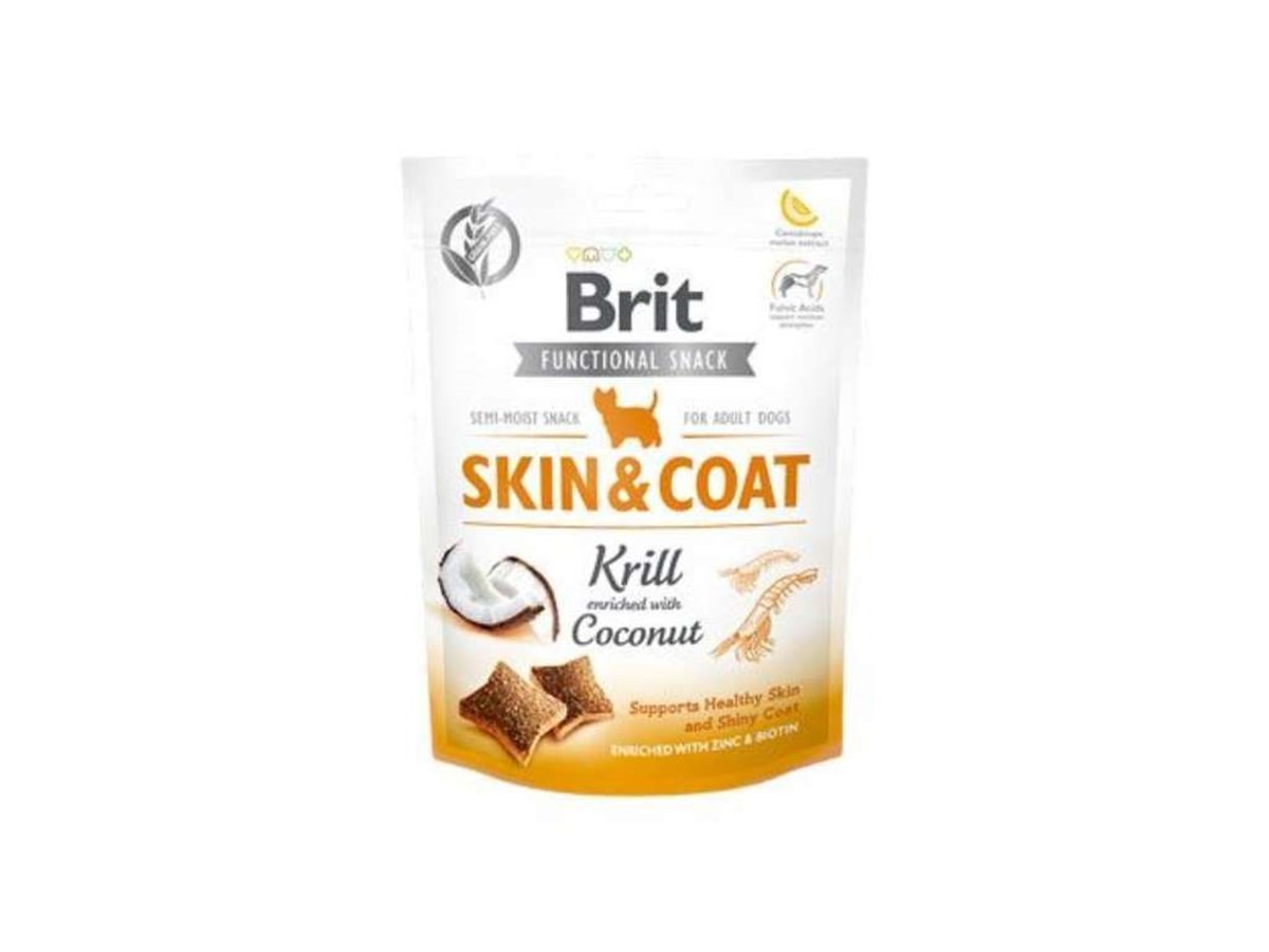 Brit Care Skin&Coat Karides Hindistan Cevizli Köpek Ödülü 150 Gr