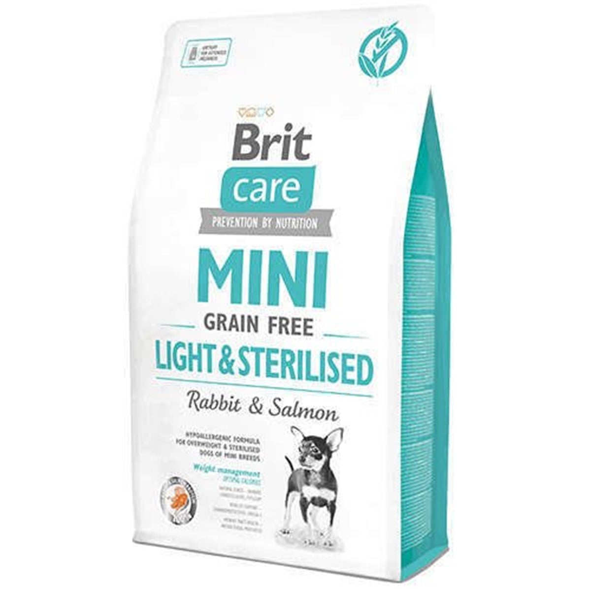 Brit Care Tahılsız Mini Light Sterillised Tavşanlı Köpek Maması 2 Kg