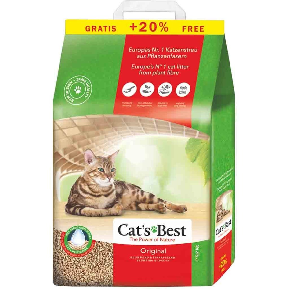 Cats Best Original Cat Litter Organik Kedi Kumu 12 Lt
