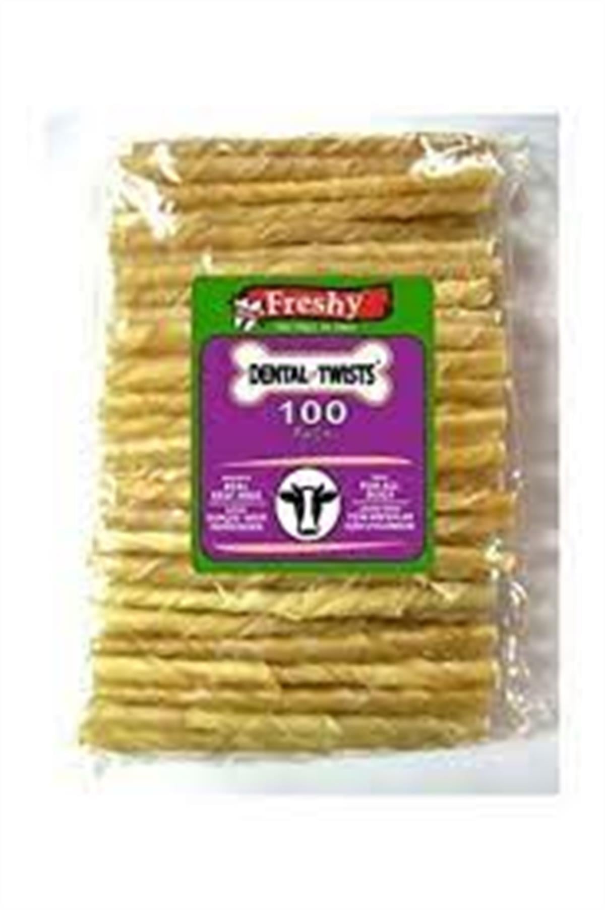 Freshy Dental Twists Naturel Burgu Çubuk 100'lü 600 Gr