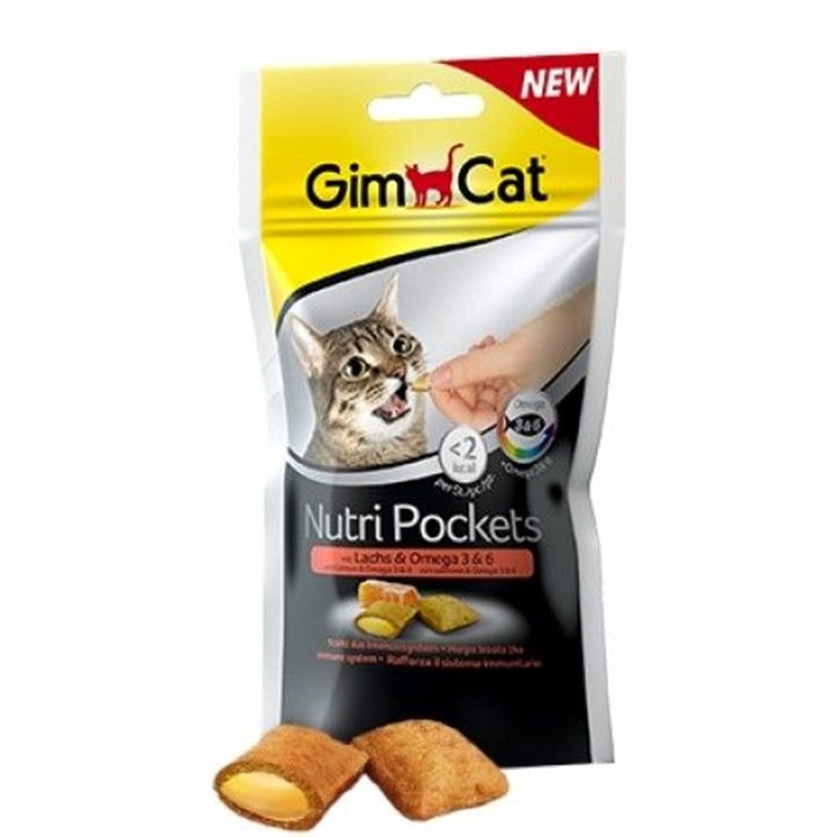 Gimcat Nutri Pockets Somon & Omega Kedi Ödülü 60 Gr