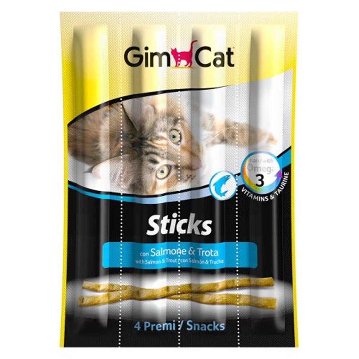 Gimpet Sticks Alabalıklı & Somonlu Kedi Ödül Çubukları 25 Gr 4 Adet