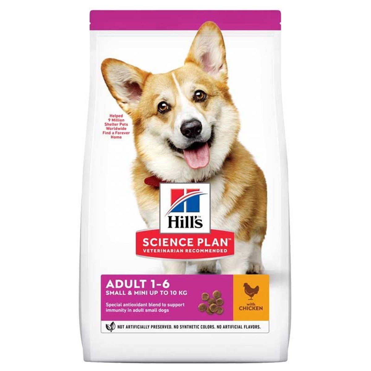 Hills Science Small Mini Adult Tavuklu Küçük Irk Köpek Maması 3Kg