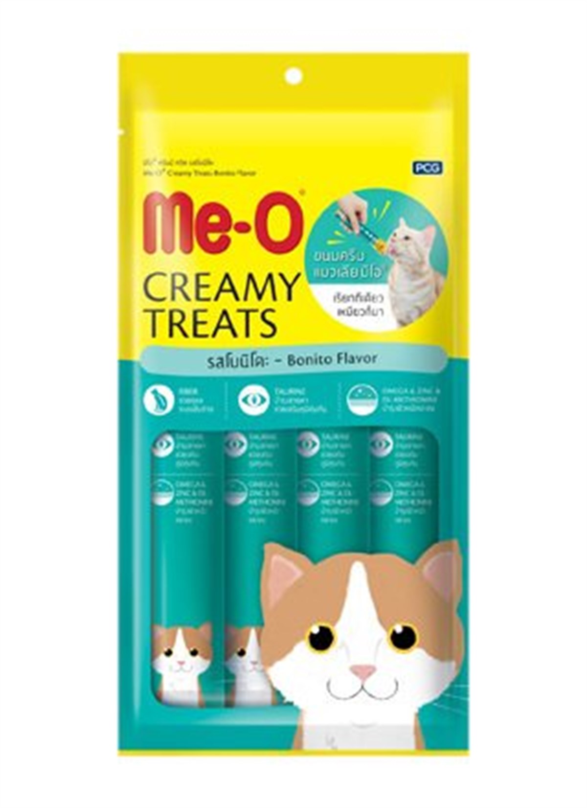 ME-O Creamy Kurutulmuş Ton Balıklı Kedi Ödülü 4 x 15 Gr