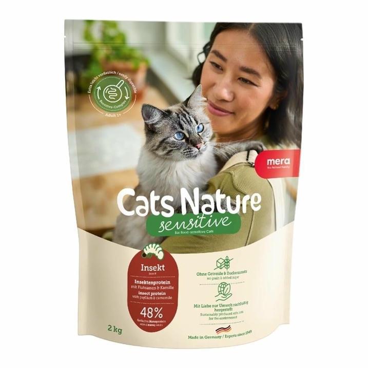 Mera Cats Nature Sensitive Insect Larvalı Tahılsız Yetişkin Kedi Maması 2 KG