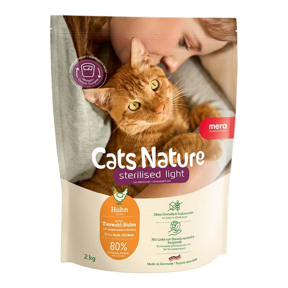 Mera Cats Nature Sterilised & Light Tahılsız Tavuklu Kısırlaştırılmış Kedi Maması 2 KG