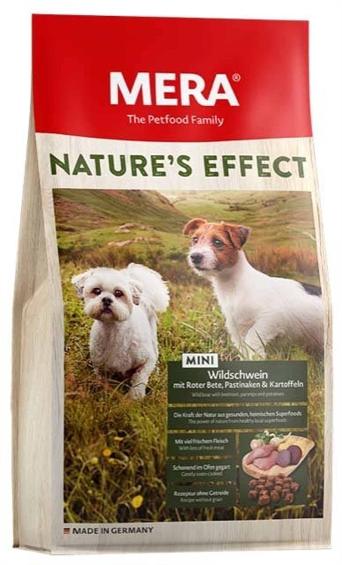 Mera Natures Effect Tahılsız Wild Boar Dry Mini Yaban Domuzlu Küçük Irk Yetişkin Köpek Maması 3 Kg
